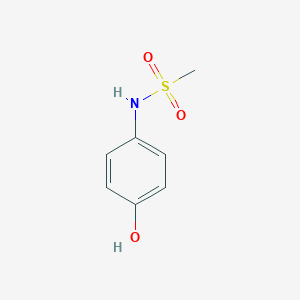 molecular formula C7H9NO3S B086256 N-(4-羟基苯基)甲磺酰胺 CAS No. 51767-39-6