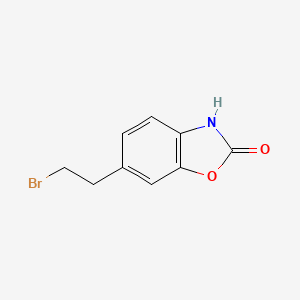 molecular formula C9H8BrNO2 B8625645 6-Bromoethylbenzoxazolone 