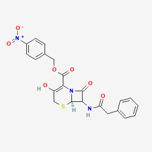 (6S)-4-Nitrobenzyl 3-hydroxy-8-oxo-7-(N-phenylacetamido)-5-thia-1-azabicyclo[4.2.0]oct-2-ene-2-carboxylate