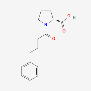 (2R)-1-(4-phenylbutanoyl)pyrrolidine-2-carboxylic acid