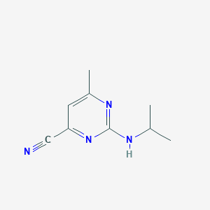 2-Isopropylamino-6-methyl-pyrimidine-4-carbonitrile