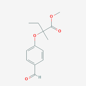 Methyl 2-(4-formylphenoxy)-2-methylbutanoate