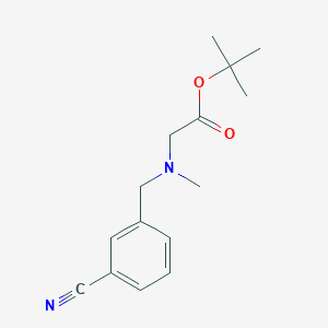 Tert-butyl [(3-cyanobenzyl)(methyl)amino]acetate