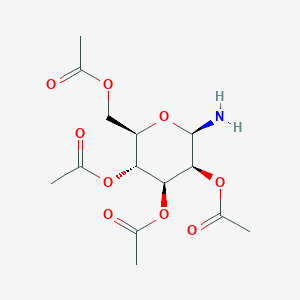 (2R,3R,4S,5S,6R)-2-(Acetoxymethyl)-6-aminotetrahydro-2H-pyran-3,4,5-triyl triacetate