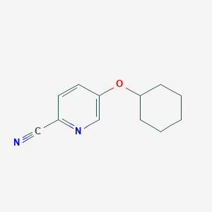 5-Cyclohexyloxy-pyridine-2-carbonitrile