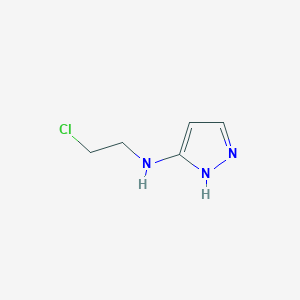 N-(2-chloroethyl)-1H-pyrazol-3-amine