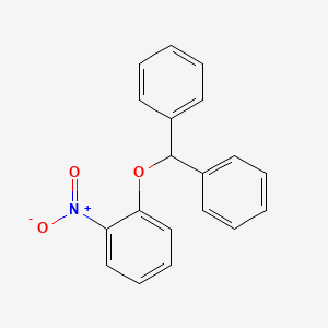 molecular formula C19H15NO3 B8626048 1-(Benzhydryloxy)-2-nitrobenzene CAS No. 67810-89-3