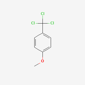 molecular formula C8H7Cl3O B8626072 1-Methoxy-4-(trichloromethyl)benzene CAS No. 3335-36-2