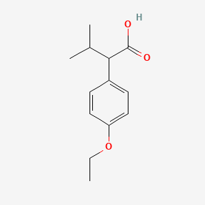 molecular formula C13H18O3 B8626105 2-(4-Ethoxyphenyl)isovaleric acid 