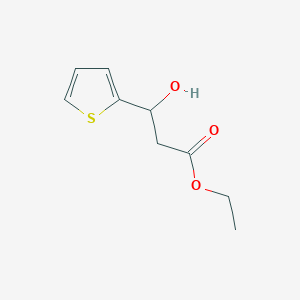 molecular formula C9H12O3S B8626113 Ethyl 3-Hydroxy-3-(2-thienyl)propanoate 