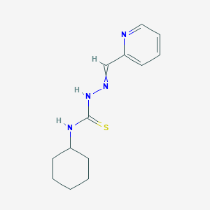 molecular formula C13H18N4S B8626118 4-Cyclohexyl-1-(pyridin-2-ylmethylidene)thiosemicarbazide CAS No. 223727-10-4