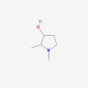 molecular formula C6H13NO B8626195 1,2-Dimethyl-3-pyrrolidinol CAS No. 51045-32-0