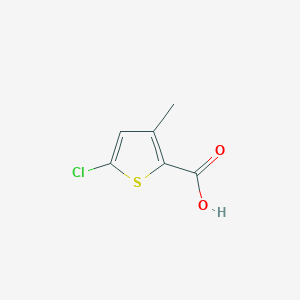 molecular formula C6H5ClO2S B8626288 5-Chloro-3-methylthiophene-2-carboxylicacid 