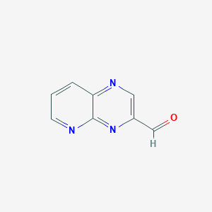 molecular formula C8H5N3O B8626685 Pyrido[2,3-b]pyrazine-3-carbaldehyde 