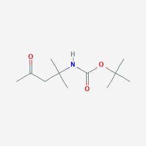 Tert-butyl (2-methyl-4-oxopentan-2-yl)carbamate