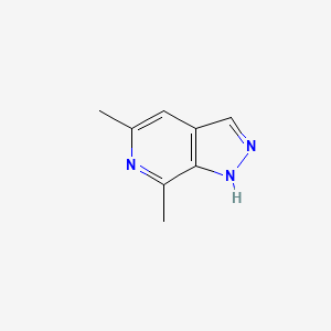 5,7-dimethyl-1H-pyrazolo[3,4-c]pyridine