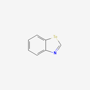 molecular formula C7H5NTe B8626874 Benzotellurazole CAS No. 89723-08-0