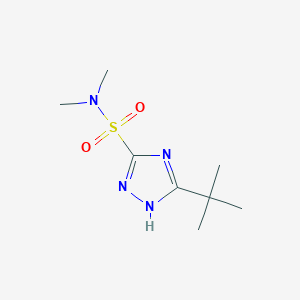 5-tert-Butyl-N,N-dimethyl-1H-1,2,4-triazole-3-sulfonamide