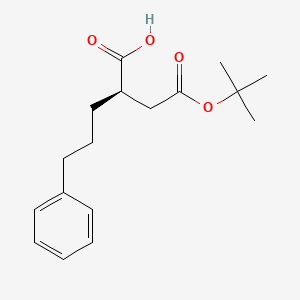 (R)-2-[2-(tert-butoxy)-2-oxoethyl]-5-phenylpentanoic acid