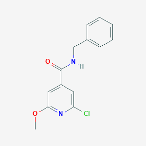 N-benzyl-2-chloro-6-methoxyisonicotinamide