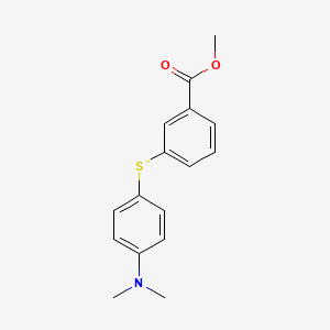 3-(4-Dimethylamino-phenylsulfanyl)-benzoic acid methyl ester