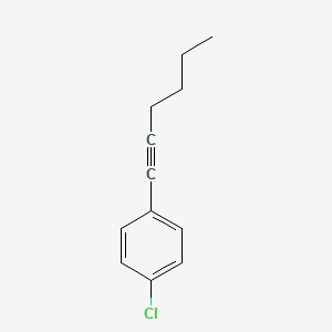 1-Chloro-4-(1-hexynyl)benzene