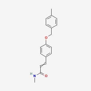 N-Methyl-3-{4-[(4-methylphenyl)methoxy]phenyl}prop-2-enamide