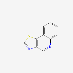 molecular formula C11H8N2S B8627101 2-Methylthiazolo[4,5-c]quinoline CAS No. 109543-49-9