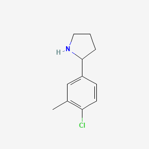 2-(4-Chloro-3-methylphenyl)pyrrolidine