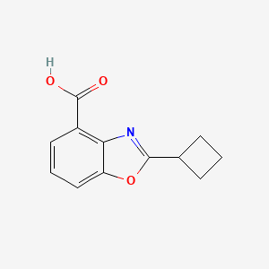 2-Cyclobutylbenzoxazole-4-carboxylic acid