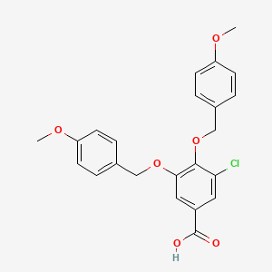 5-Chloro-3,4-bis(p-methoxybenzyloxy)benzoic acid