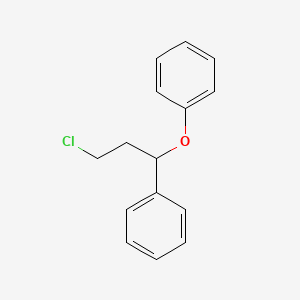 (3-Chloro-1-phenoxypropyl)benzene