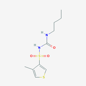 N-(Butylcarbamoyl)-4-methylthiophene-3-sulfonamide