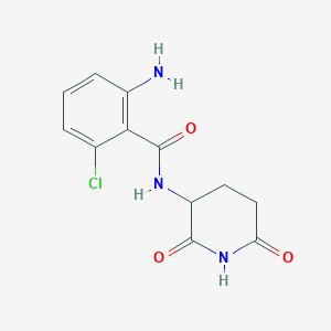 2-amino-N-(2,6-dioxo-piperidin-3-yl)-6-chloro-benzamide