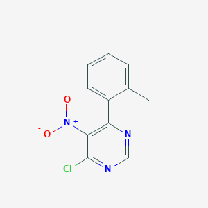 4-Chloro-5-nitro-6-o-tolyl-pyrimidine