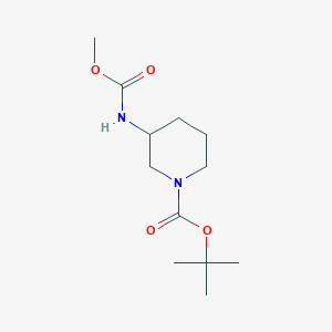 Tert-butyl 3-((methoxycarbonyl)amino)piperidine-1-carboxylate