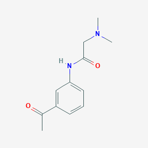 molecular formula C12H16N2O2 B8627278 N-(3-Acetyl-phenyl)-2-dimethylamino-acetamide 