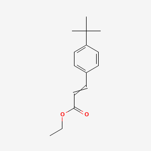 molecular formula C15H20O2 B8627285 Ethyl 3-(4-tert-butylphenyl)prop-2-enoate CAS No. 105393-26-8