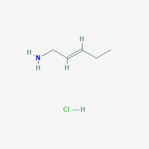 molecular formula C5H12ClN B8627302 Pent-2-en-1-amine hydrochloride 