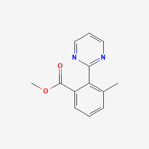 Methyl 3-methyl-2-(pyrimidin-2-yl)benzoate