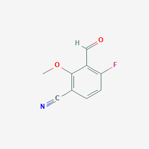 4-Fluoro-3-formyl-2-methoxybenzonitrile