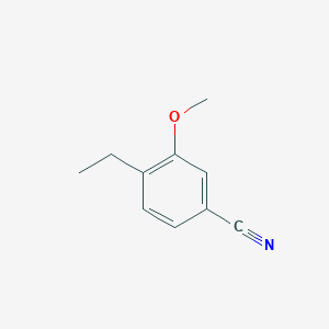 molecular formula C10H11NO B8627434 3-Methoxy-4-ethyl-benzonitrile 