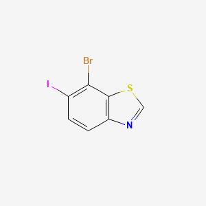 7-Bromo-6-iodo-benzothiazole