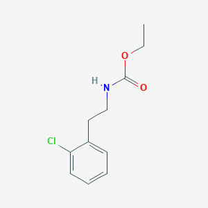 molecular formula C11H14ClNO2 B8627611 [2-(2-Chloro-phenyl)-ethyl]-carbamic acid ethyl ester 