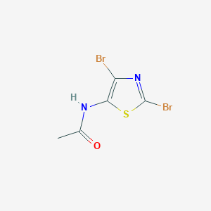 molecular formula C5H4Br2N2OS B8627671 N-(2,4-dibromothiazol-5-yl)acetamide 