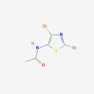 N-(2,4-dibromothiazol-5-yl)acetamide