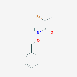 2-bromo-N-(phenylmethoxy)butanamide