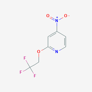 4-Nitro-2-(2,2,2-trifluoroethoxy)pyridine