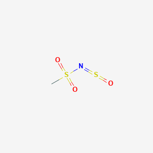 molecular formula CH3NO3S2 B8627716 N-sulfinylmethanesulfonamide CAS No. 40866-96-4
