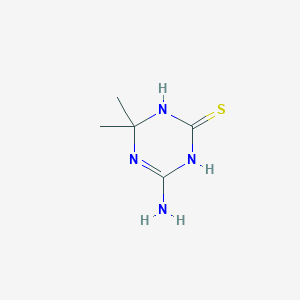 4-Amino-6,6-dimethyl-5,6-dihydro-1,3,5-triazine-2(1H)-thione